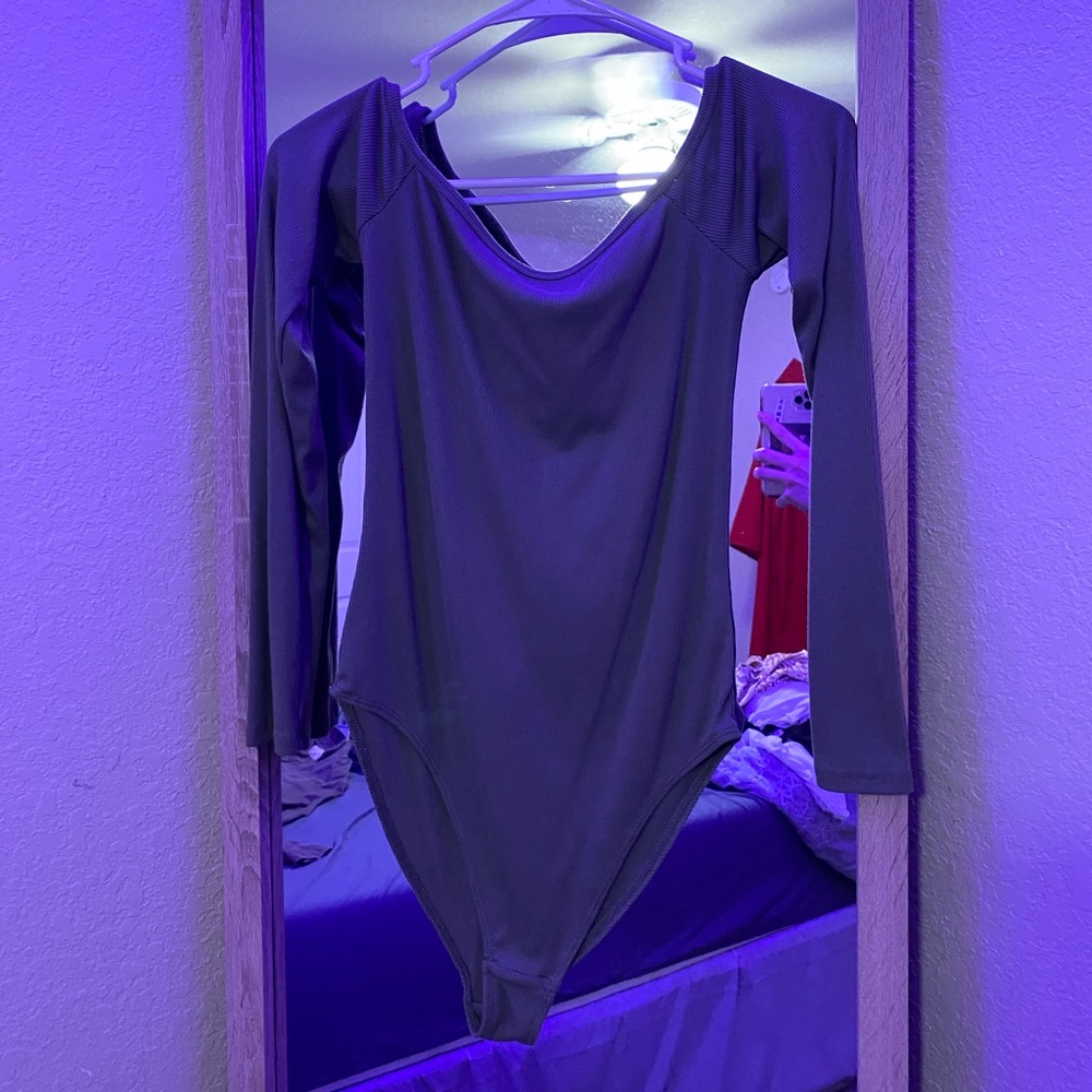Off the shoulder body suit